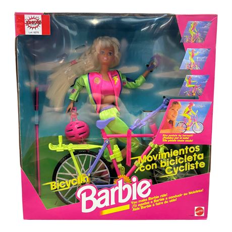 1994 Mattel Bicyclin' Barbie, In Original Box