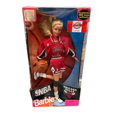 1998 Mattel NBA Chicago Bulls Barbie, In Original Box
