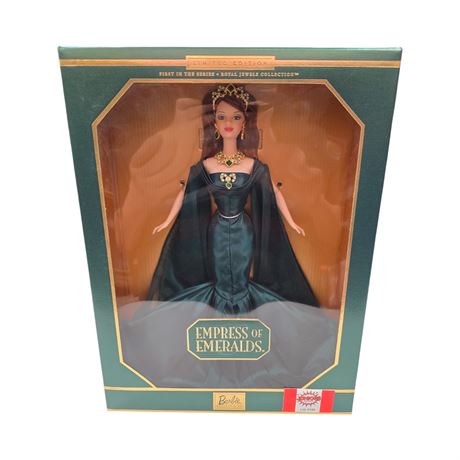 1999 Mattel Empress Of Emeralds Barbie, In Original Box