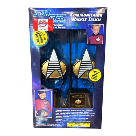 1993 Playmates Star Trek The Next Generation Communicator Walkie Talkie