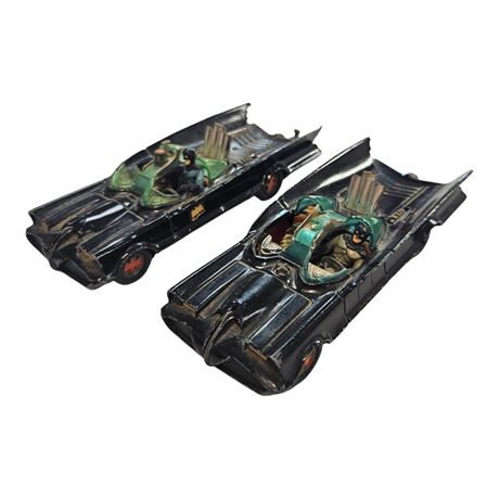 2 Corgi Batman Bat Mobiles