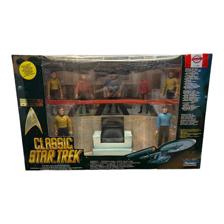 1993 Playmates Classic Star Trek Classic Collector Figure Set, In Original Box