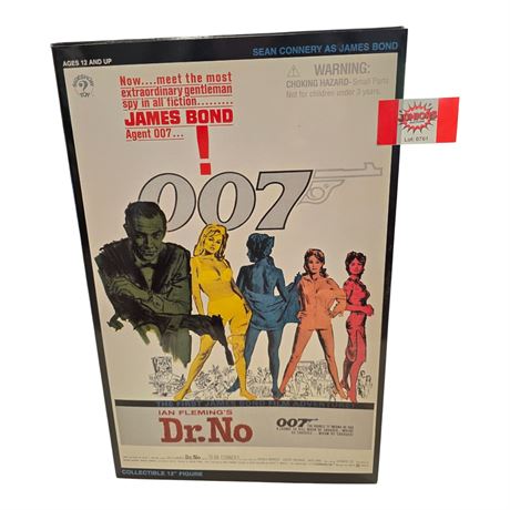 2002 James Bond Doctor No Sean Connery As James Bond Action Figure