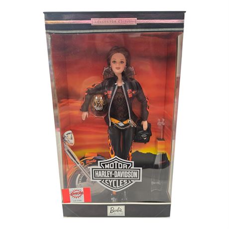 2000 Mattel Harley Davidson Motorcycles Barbie, In Original Box