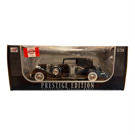 Anson 1:18 Die Cast Metal Prestige Edition 1934 Packard, In Original Box