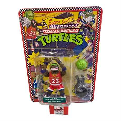1991 Playmates Teenage Mutant Ninja Turtles "Slam Dunkin' Don"
