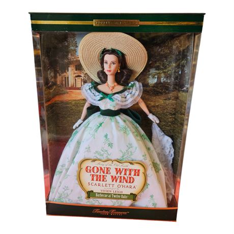 2001 Mattel Scarlett O'Hara Barbie, "Barbeque At Twelve Oaks" In Original Box