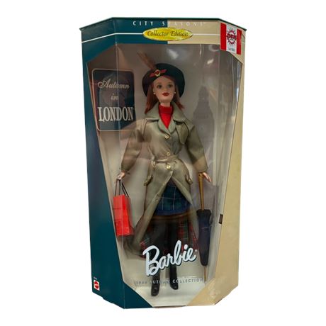 1999 Mattel Autumn In London Barbie, In Original Box