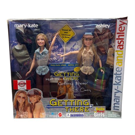 2003 Mattel Mary-Kate & Ashley Getting There Dolls, In Original Box