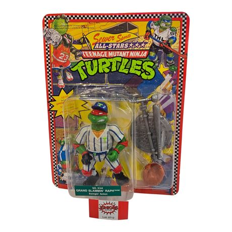 1991 Playmates Teenage Mutant Ninja Turtles "Grand Slammin' Raph"