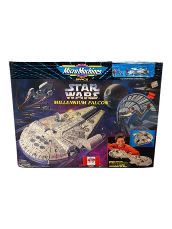 1995 Galoob Micro Machines Space Star Wars Millennium Falcon, In Original Box