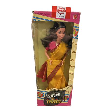Vintage Mattel Barbie In India, In Original Box