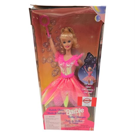 1998 Mattel Bubble Fairy Barbie, In Original Box