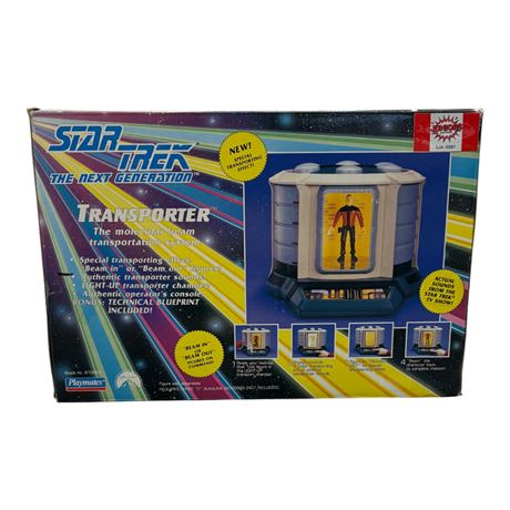1993 Playmates Star Trek The Next Generation Transporter, In Original Box