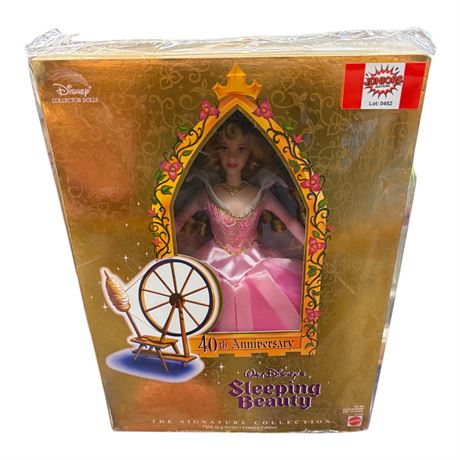 1998 Sealed Mattel 40Th Anniversary Sleeping Beauty Barbie Disney Collector Doll