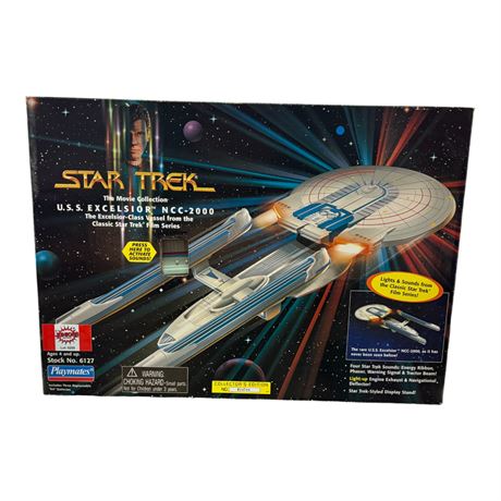 2000 Playmates Star Trek The Movie Collection The Uss Excelsior Ncc-2000