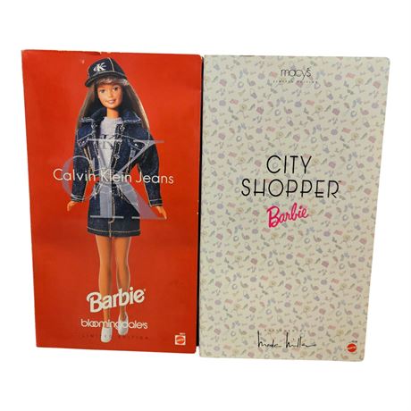 2 Vintage Mattel Barbies, In Original Boxes