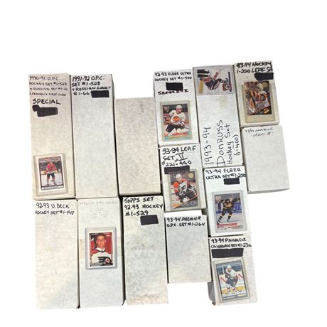 Large Assortment Of Vintage Hockey Cards