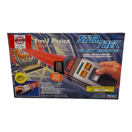 1994 Playmates Star Trek Type 1 Phaser, In Original Box