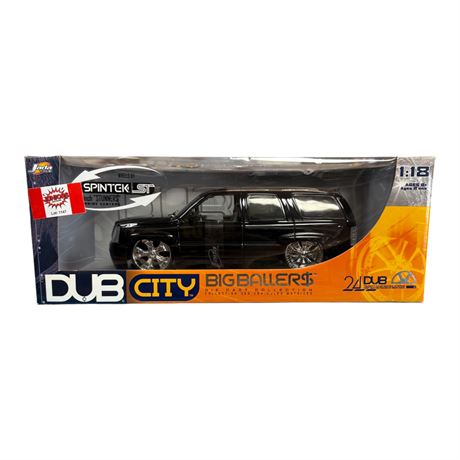 Jada Toys 1:18 Die Cast Metal Dub City Cadillac Escalade, In Original Box
