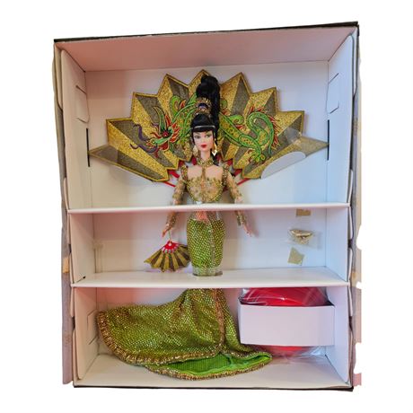 1998 Mattel Bob Mackie Fantasy Goddess Of Asia Barbie, In Original Box