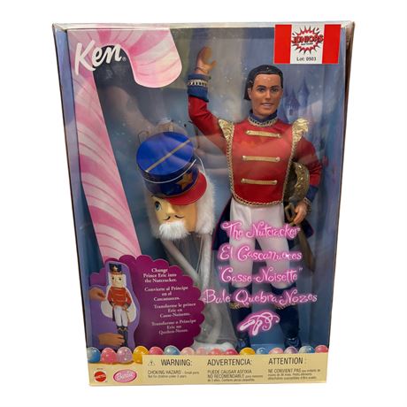 2001 Mattel The Nutcracker Ken Barbie, In Original Box