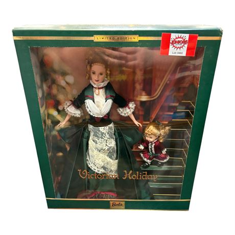 2000 Mattel Victorian Holiday Barbie, In Original Box