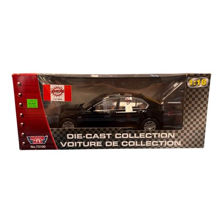 Motor Max 1:18 Die Cast Metal BMW 7 Series, In Original Box