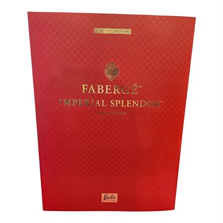 2000 Mattel Faberge Imperial Splendor Porcelain Barbie, In Original Box