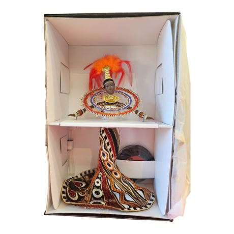1999 Mattel Bob Mackie Fantasy Goddess Of Africa Barbie, In Original Box
