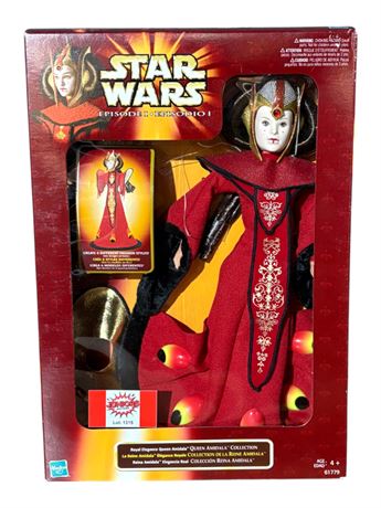 1998 Hasbro Star Wars Episode 1 Royal Elegance Queen Amidala, In Original Box