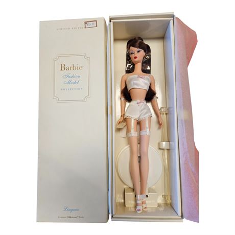 2000 Mattel Silkstone Lingerie "Brunette" Barbie, In Original Box