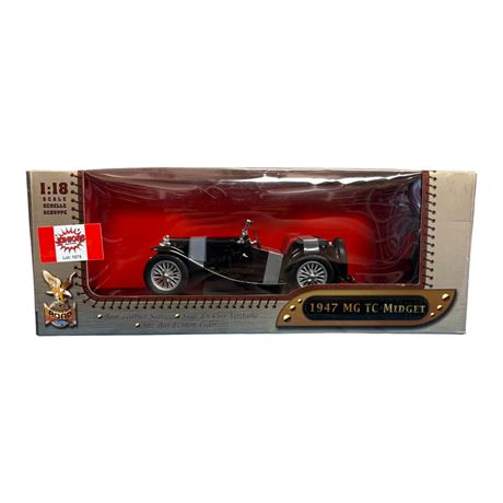 Road Signature 1:18 Die Cast Metal 1947 Mg Tc Midget, In Original Box