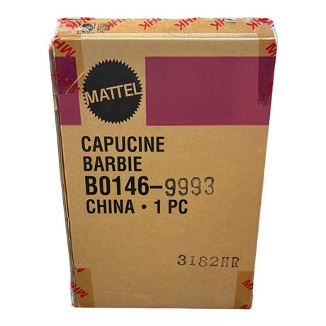 2002 Mattel Silkstone Capucine Barbie, In Original Box With Shipping Box