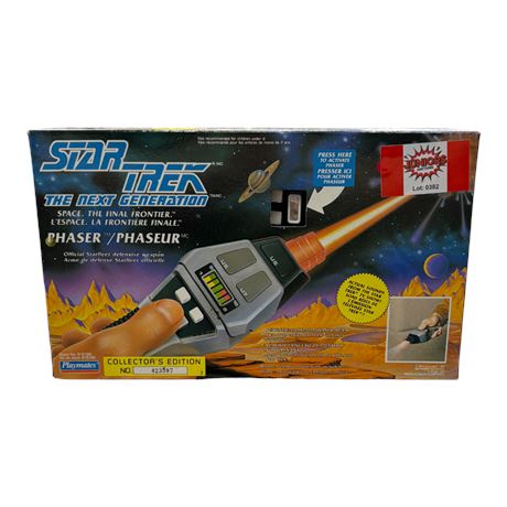 1992 Playmates Star Trek Phaser, In Original Box
