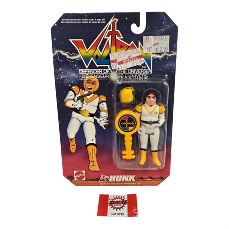 1984 Mattel Voltron "Hunk", In Original Blister Pack