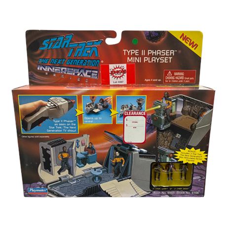 1995 Playmates Star Trek Inner Space Series Type Ii Phaser Mini Playset