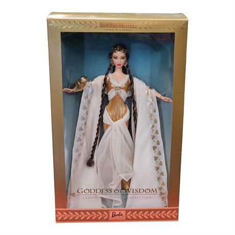 2000 Mattel Goddess Of Wisdom Barbie, In Original Box