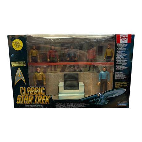 1993 Playmates Classic Star Trek Classic Collector Figure Set, In Original Box