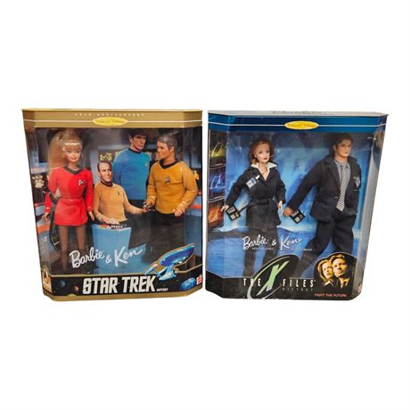 2 Vintage Mattel Movie Set Barbies, In Original Boxes