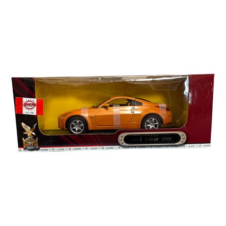 Road Signature 1:18 Die Cast Metal 2003 Nissan 350Z, In Original Box
