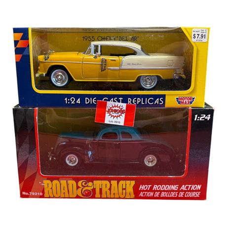 2 1:24 Die Cast Metal Cars, In Original Boxes