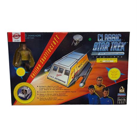 1996 Playmates Classic Star Trek 30Th Anniversary Galileo Shuttle Craft