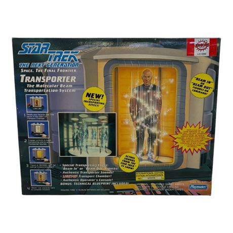 1993 Playmates Star Trek The Next Generation Transporter, In Original Box