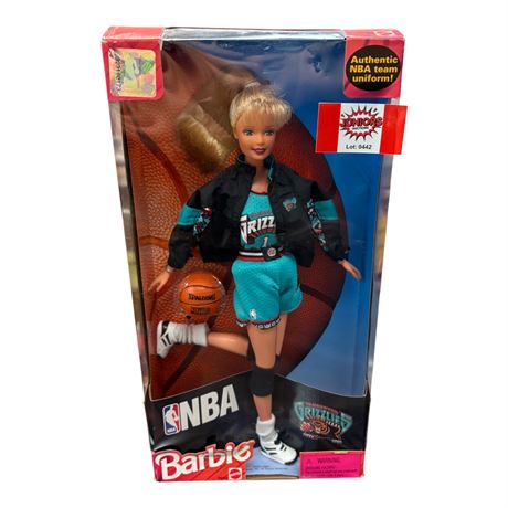 1998 Mattel NBA Vancouver Grizzlies Barbie, In Original Box