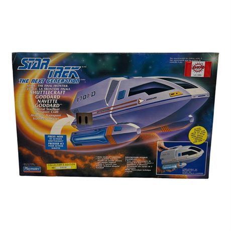 1992 Playmates Star Trek The Next Generation Shuttle Craft Goddard