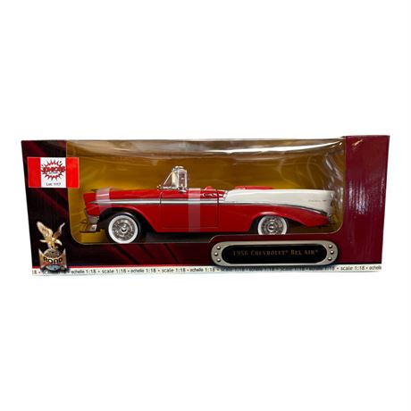 Road Signature 1:18 Die Cast Metal 1956 Chevrolet Belair, In Original Box