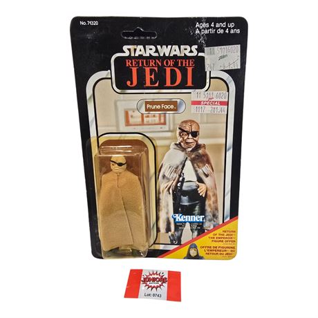 1983 Kenner Star Wars Return Of The Jedi "Prune Face"