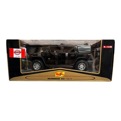 Maisto 1:18 Die Cast Metal Hummer H2 SUV, In Original Box