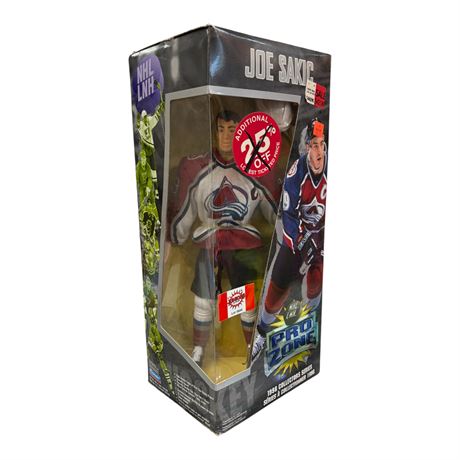 1998 Playmates Nhl Pro Zone Joe Sakic Hockey Figure, In Original Box